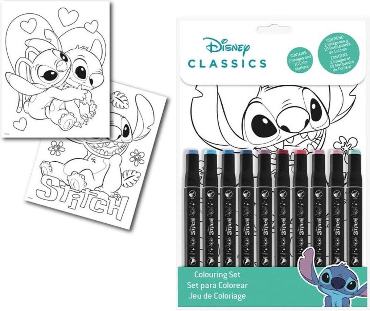 Disney Lilo & Stitch Kleur op Nummer Boek