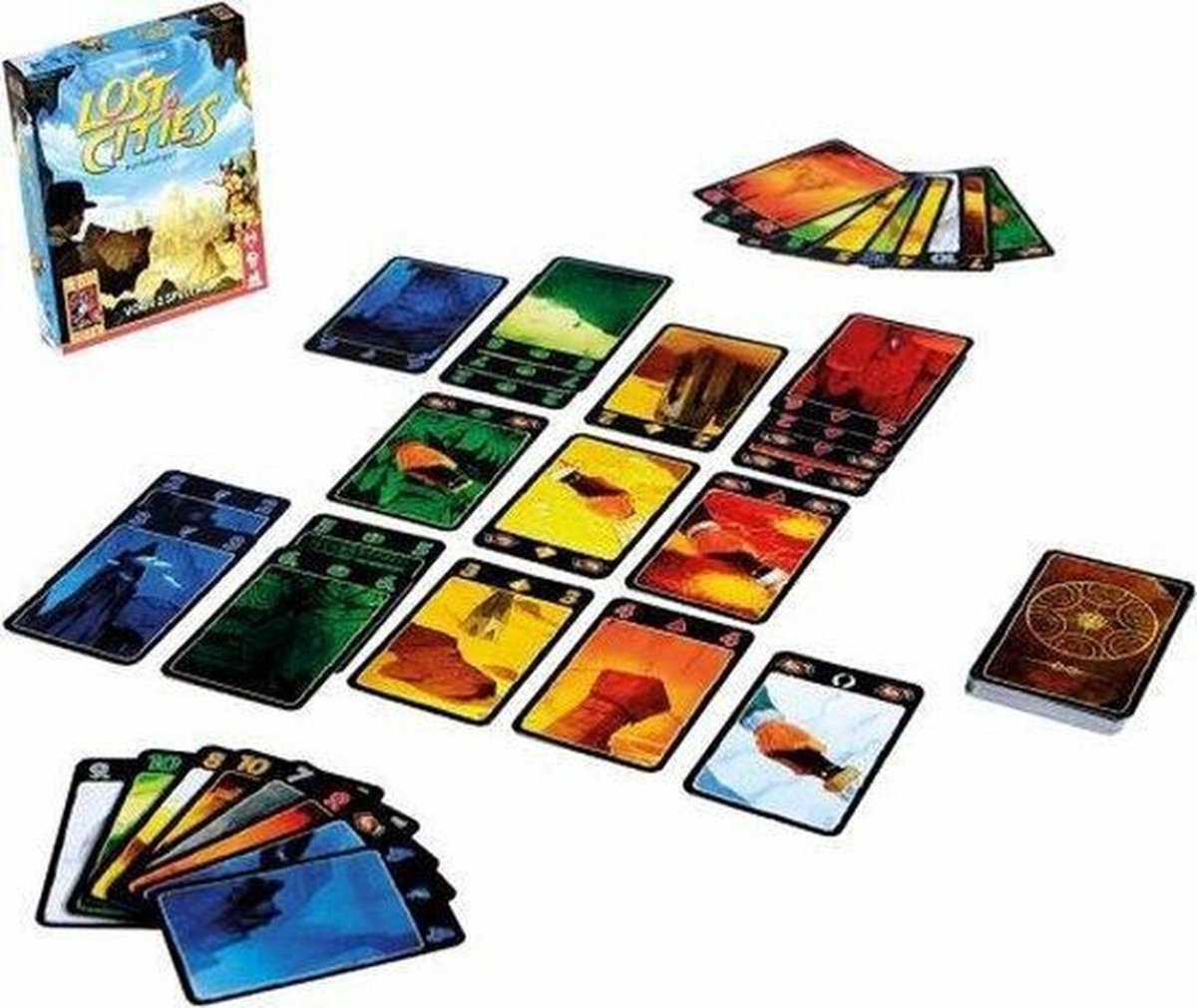 999 Games Lost Cities Kaartspel voor Avonturiers