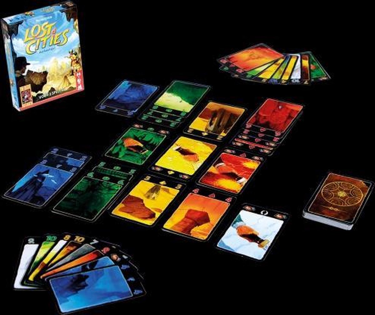 999 Games Lost Cities Kaartspel voor Avonturiers
