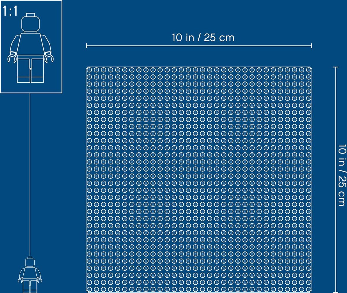 LEGO Classic Groene Bouwplaat 32x32 - Creatieve Basis