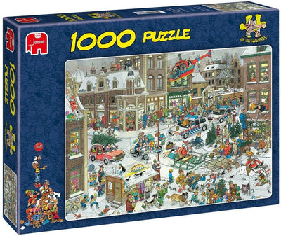 Jan van Haasteren Puzzel 1000 Stukjes - Kerstmis in Chaos