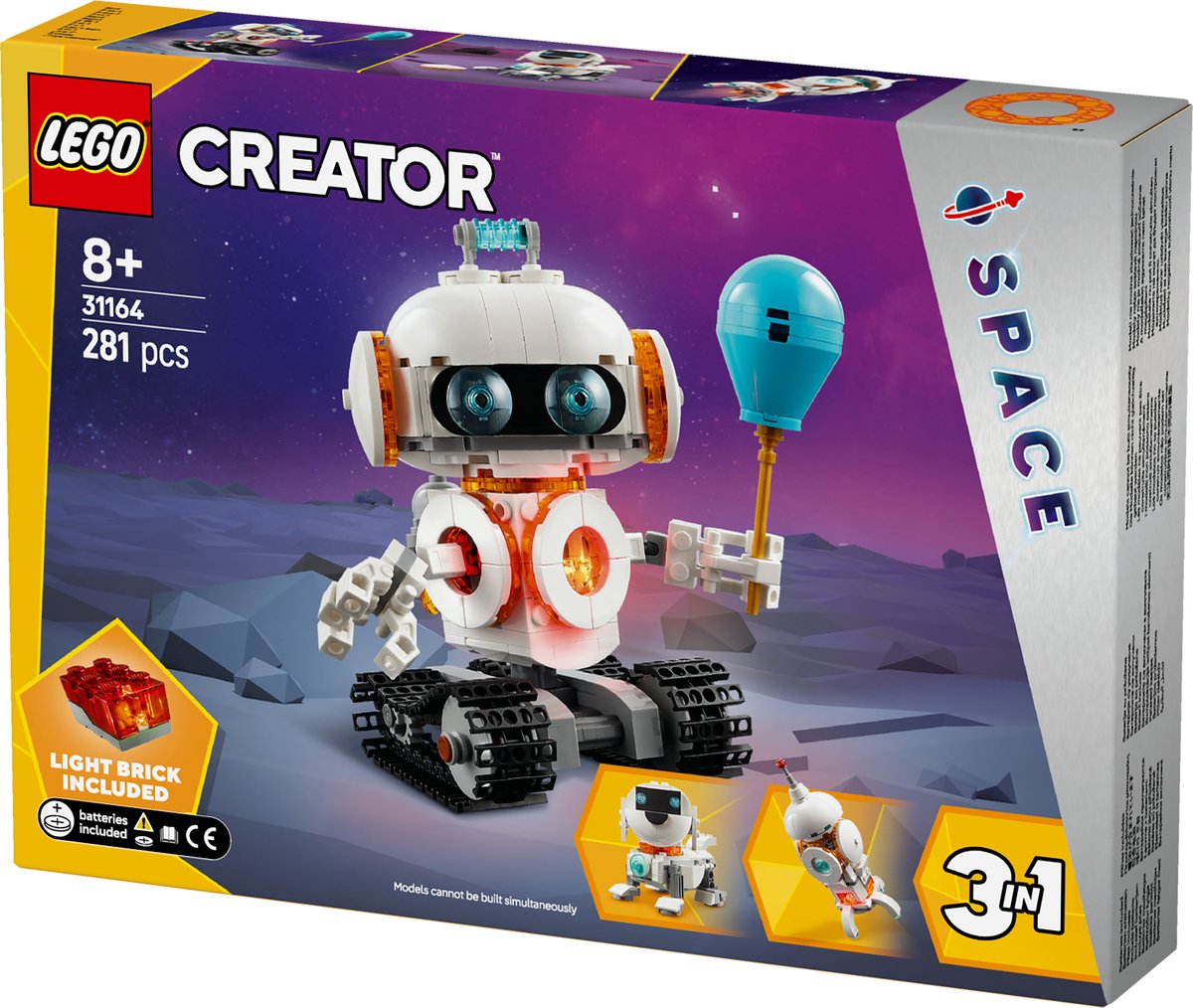 LEGO Creator Ruimte Robot Avonturen - 31164
