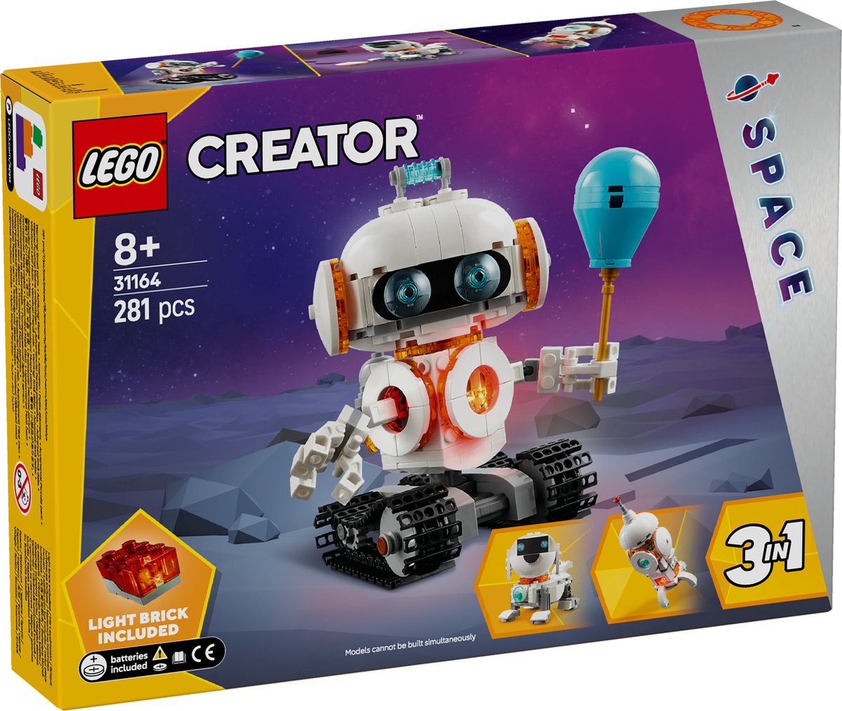 LEGO Creator Ruimte Robot Avonturen - 31164
