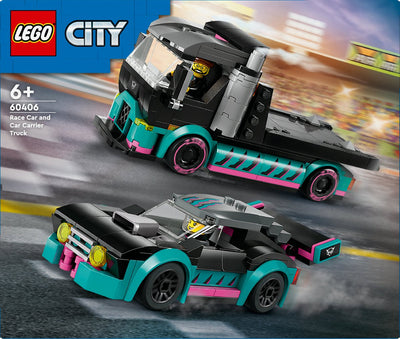 LEGO City Racewagen en Transportvrachtwagen - 60406