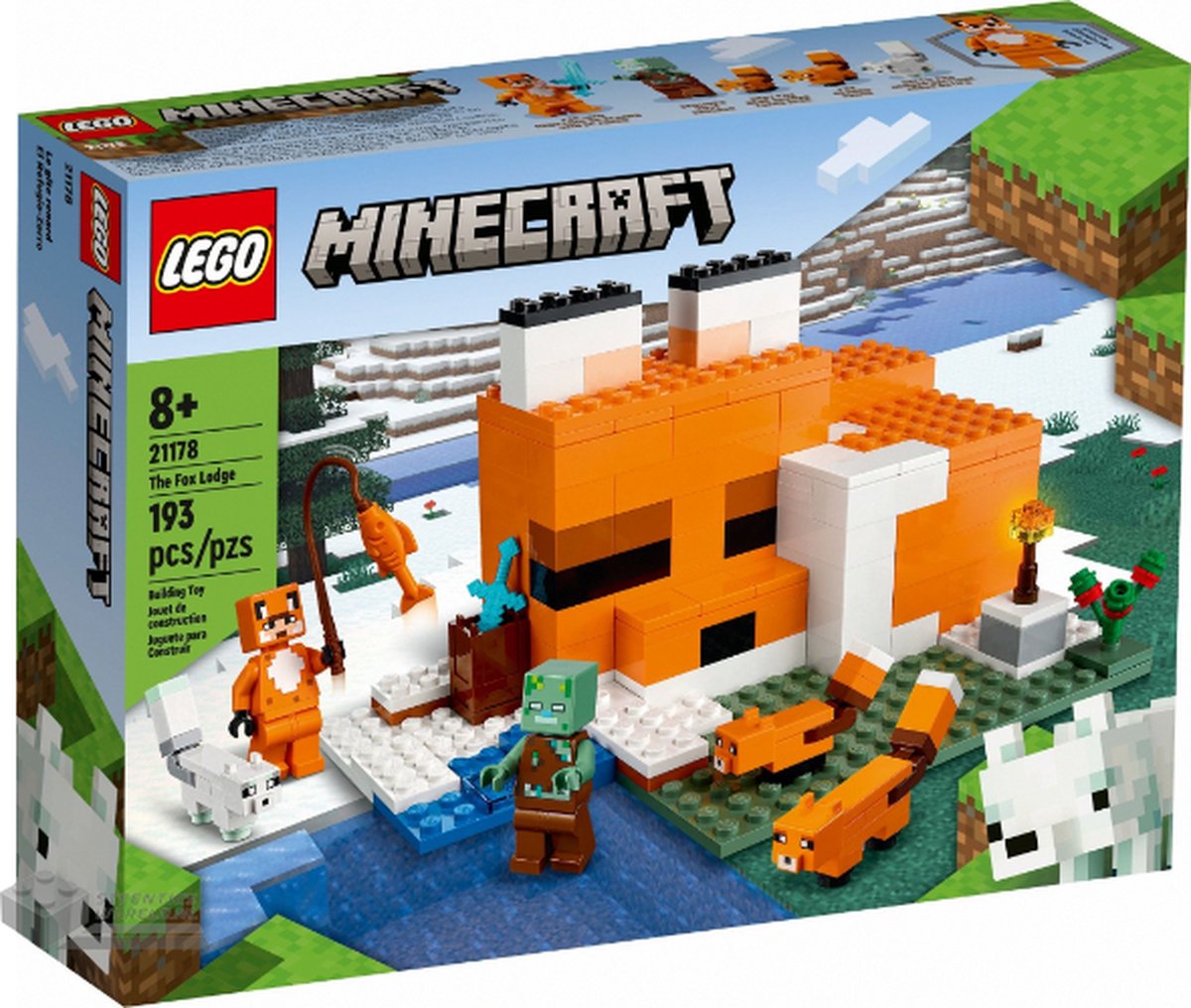 LEGO Minecraft Het Vosjeshuis Bouwspeelset - 21178
