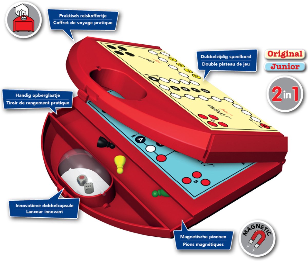 Jumbo Ne t'en fais pas! Compact Bordspel