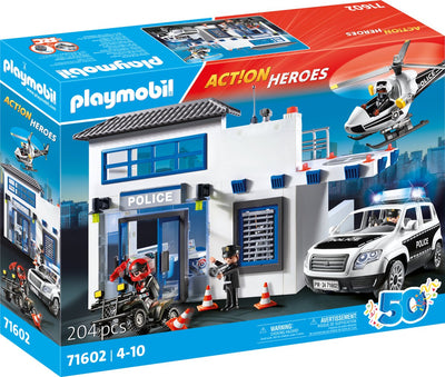 PLAYMOBIL Politiebureau met Voertuigen - 71602
