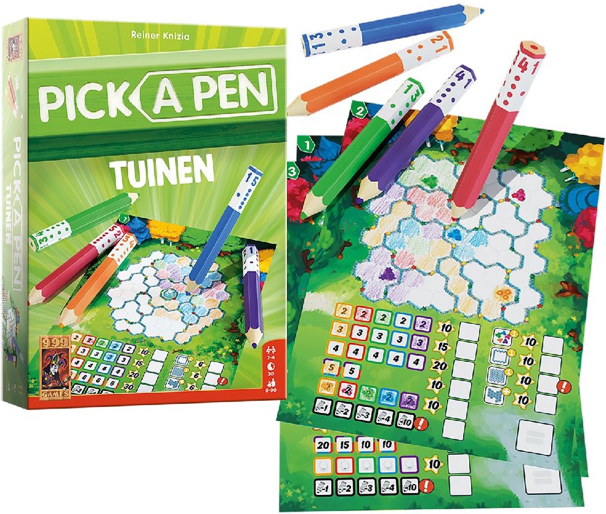 999 Games Tuinspel 'Kies een Pen' - Jardins