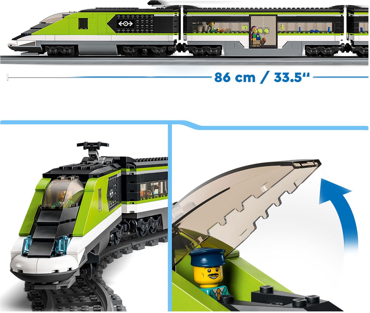 LEGO City Snelreizigerstrein Express - 60337