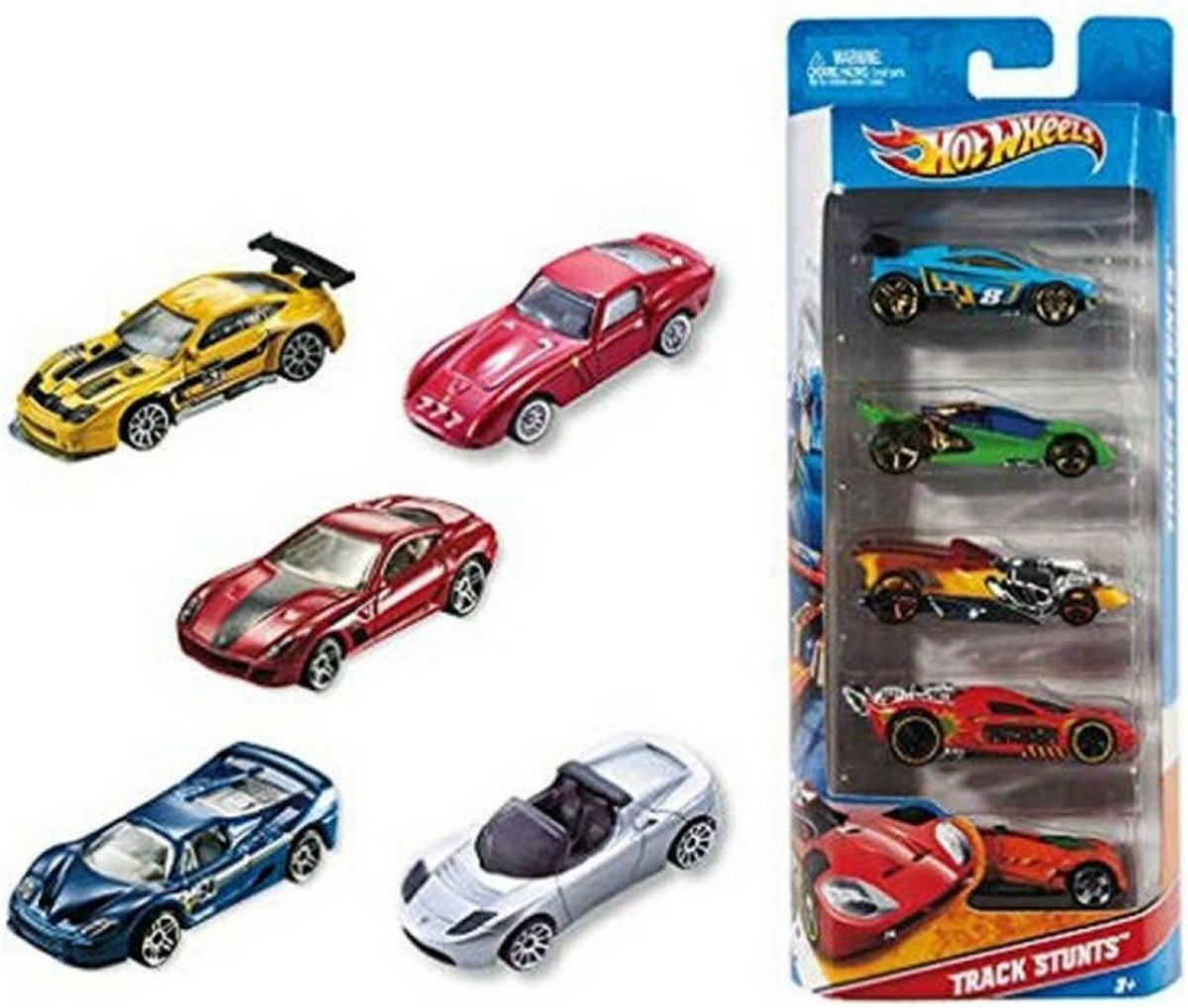 Hot Wheels Cadeauset met 5 Stoere Auto's