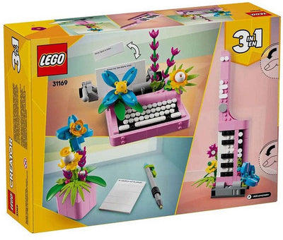 LEGO Creator 3in1 Typemachine met Bloemen - 31169