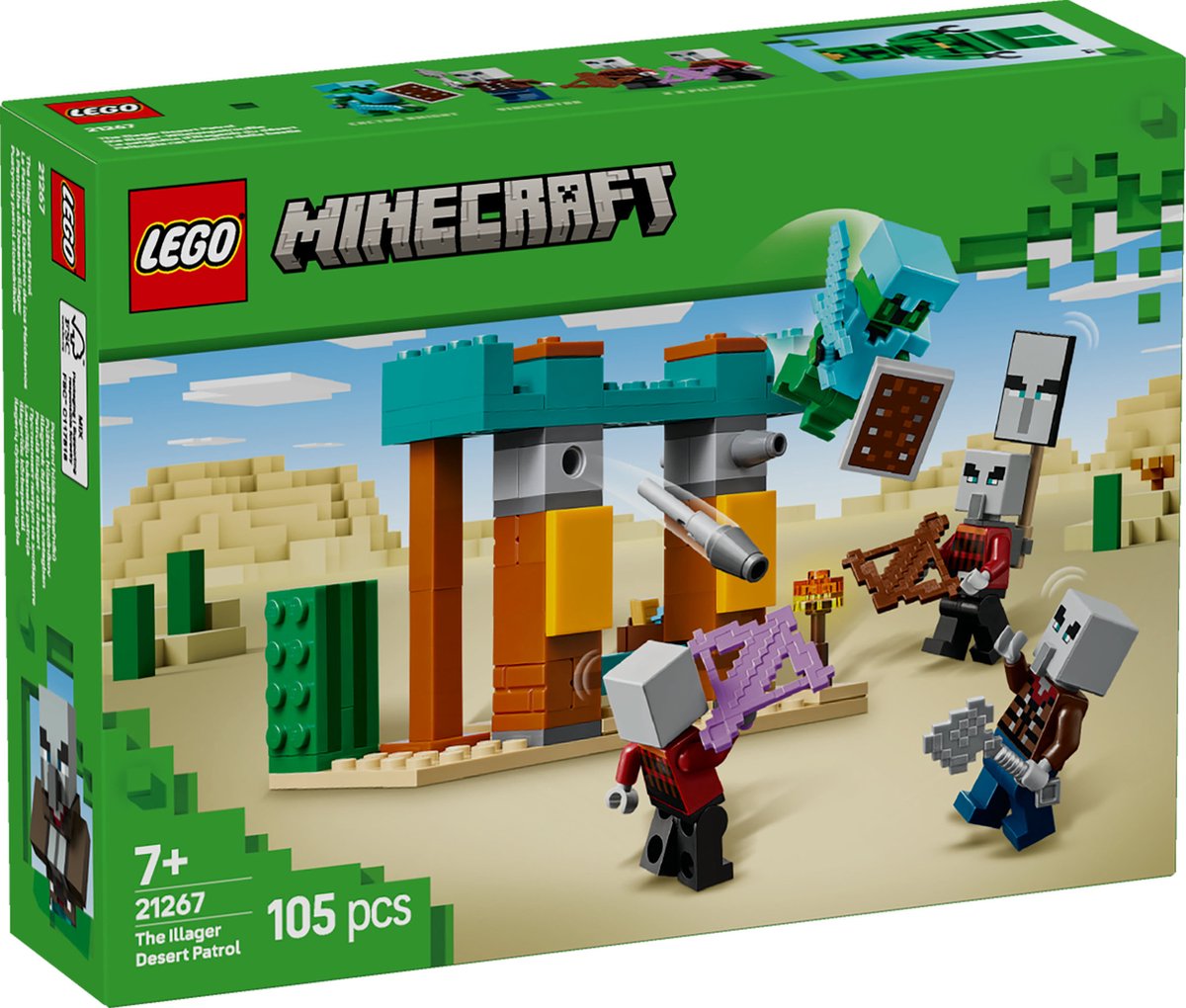 LEGO Minecraft Illagers Aanval Speelset - 21267