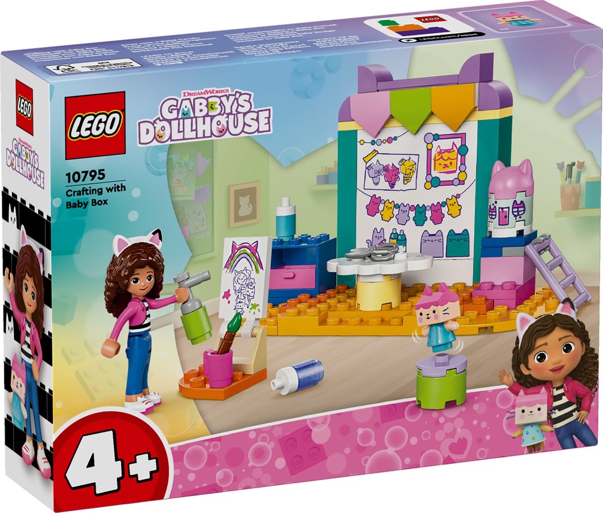 LEGO Gabby's Poppenhuis Knutselset met Babykatje - 10795