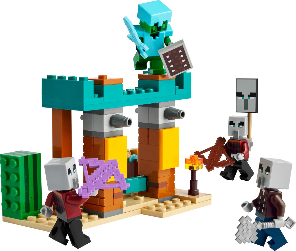 LEGO Minecraft Illagers Aanval Speelset - 21267