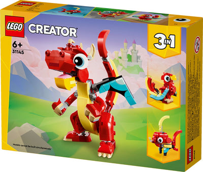 LEGO Creator 3-in-1 Rode Draak - 31145