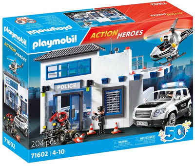 PLAYMOBIL Politiebureau met Voertuigen - 71602
