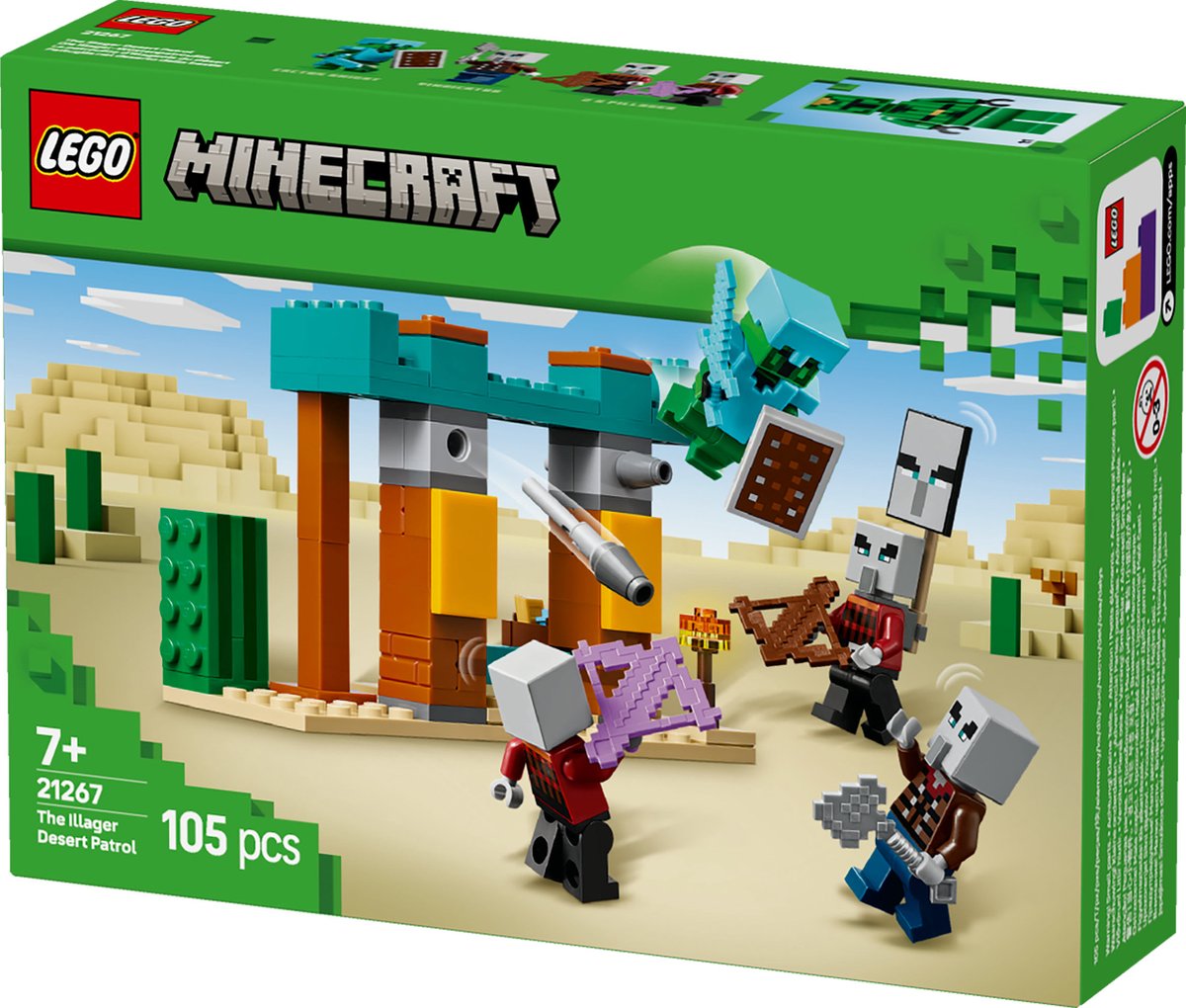 LEGO Minecraft Illagers Aanval Speelset - 21267