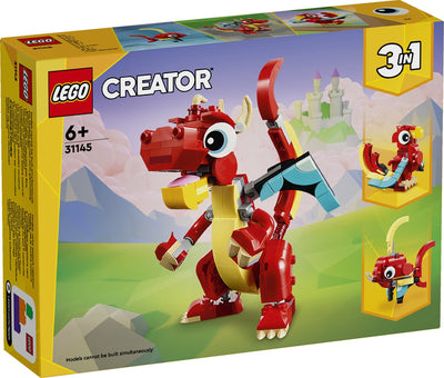 LEGO Creator 3-in-1 Rode Draak - 31145