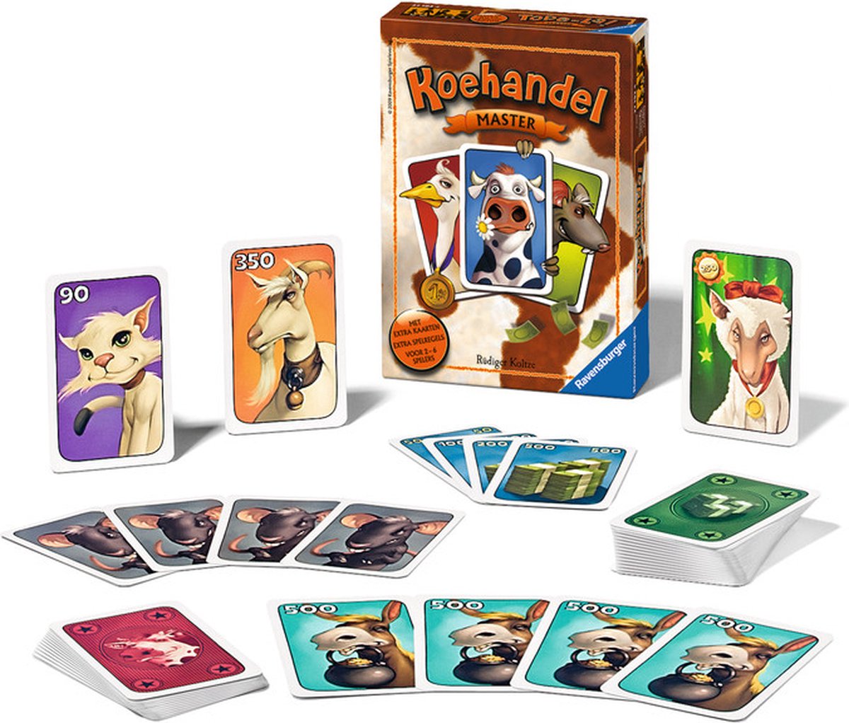Ravensburger Koehandel Master Kaartspel