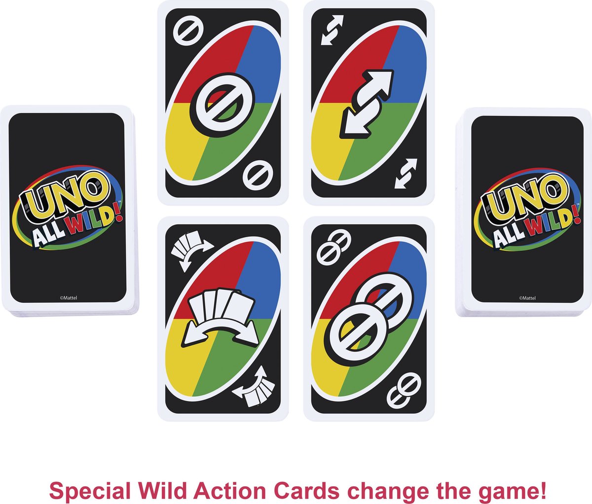 Mattel Games UNO All Wild Kaartspel