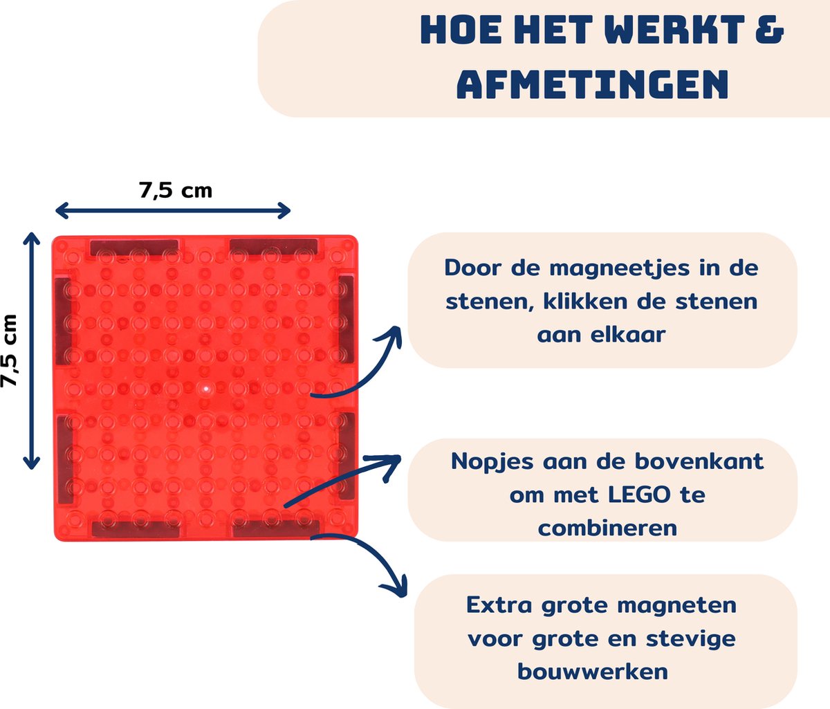 COBLO Magnetische Bouwstenen 12-delig - Montessori Speelgoed