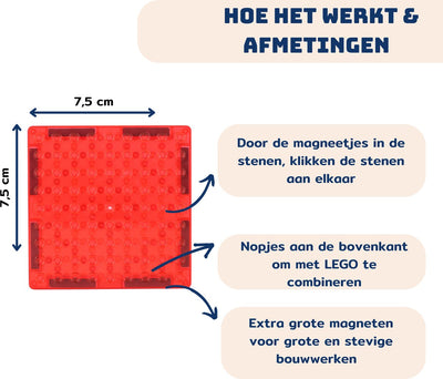 COBLO Magnetische Bouwstenen 12-delig - Montessori Speelgoed