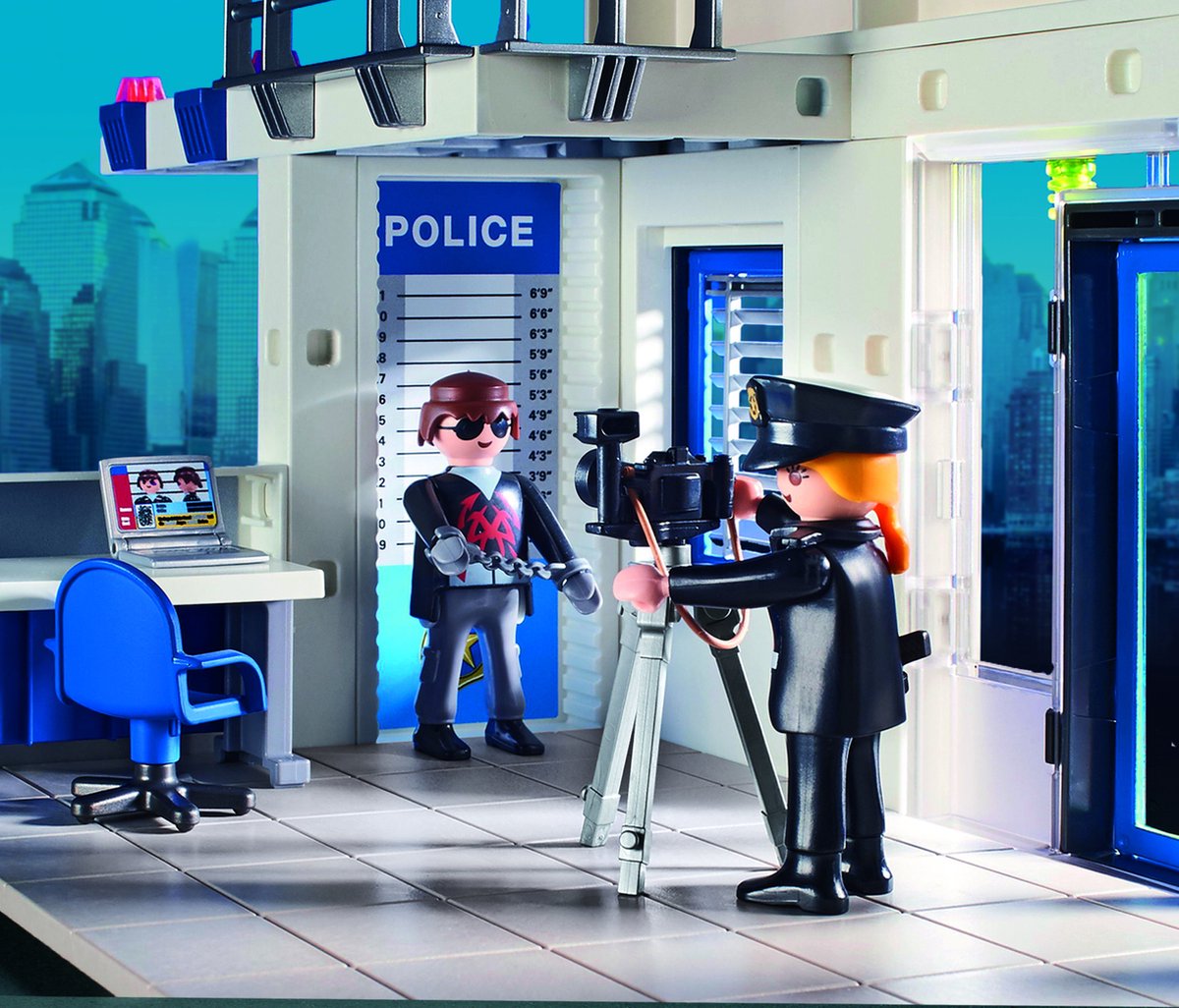 PLAYMOBIL Politiebureau met Voertuigen - 71602