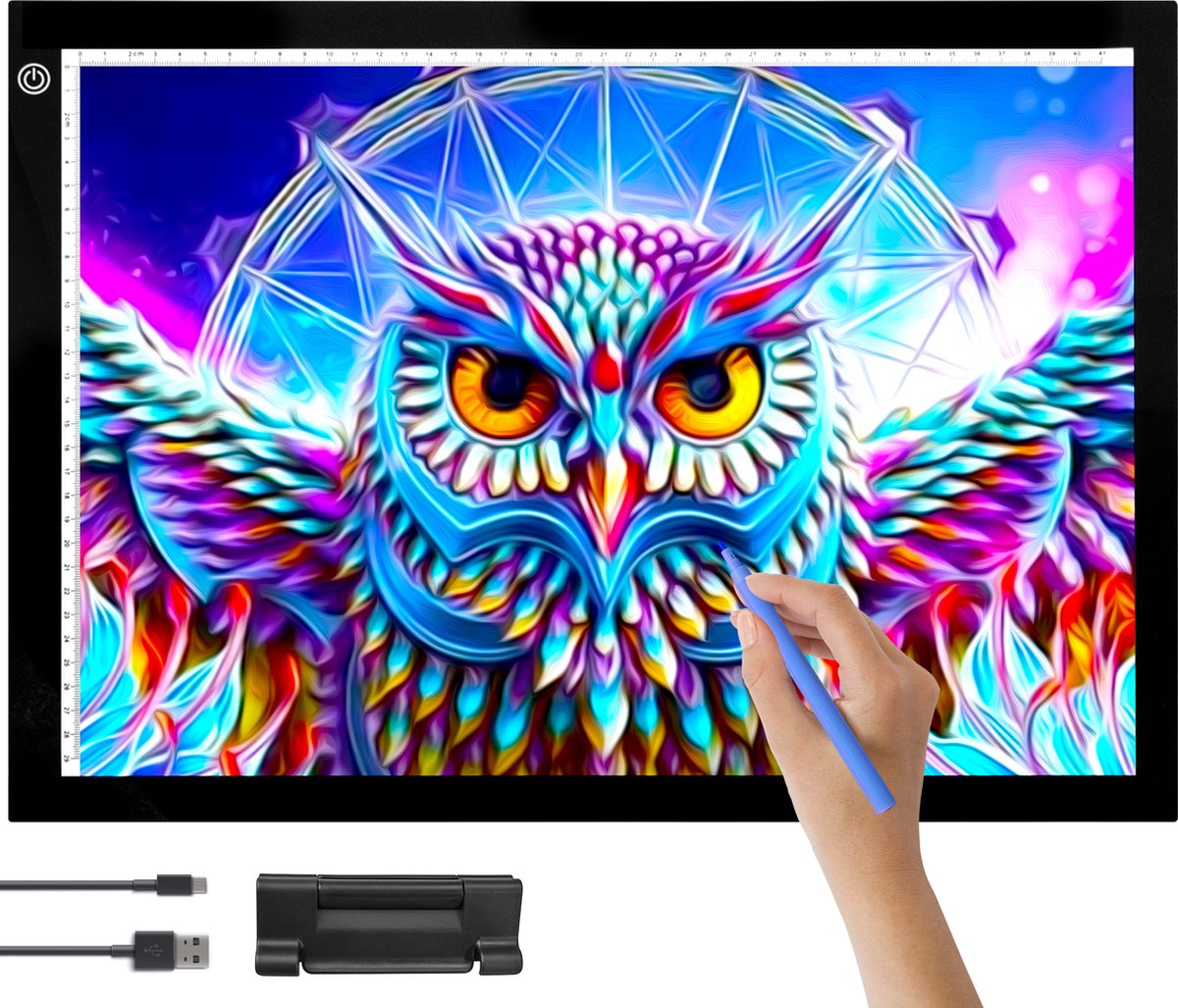 Crafts & Co. LED Lightpad A3 voor Tekenen & Diamond Painting