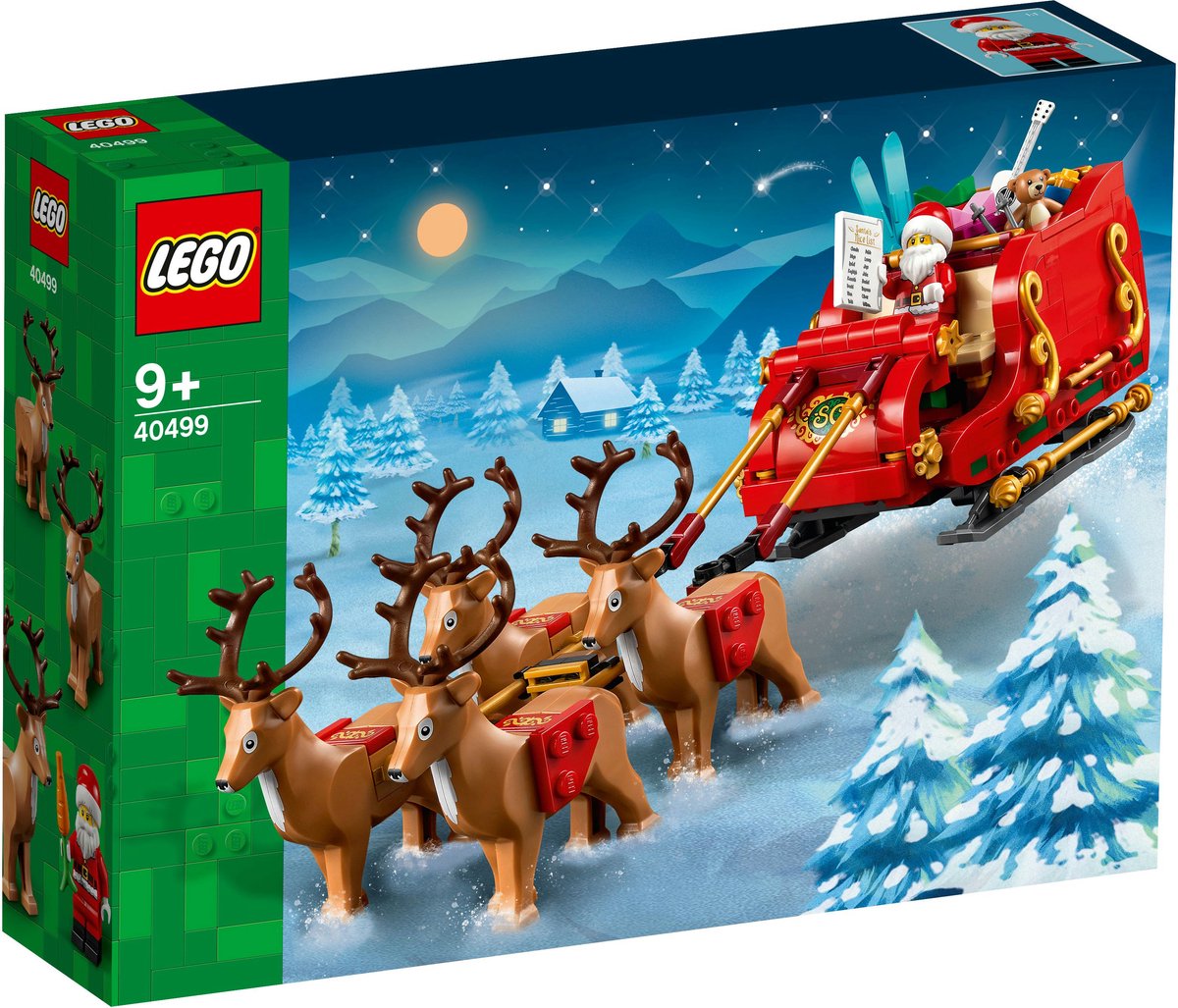 LEGO Magische Kerstslee met Rendieren - 40499