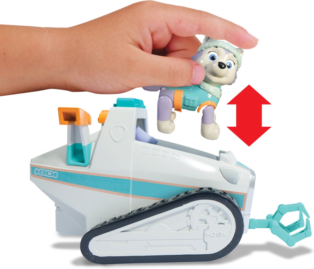 PAW Patrol Everest Sneeuwscooter met Speelfiguur