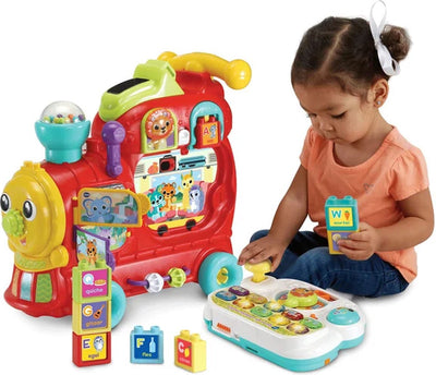 VTech Baby Rijd & Leer Letterlocomotief - Educatief Speelgoed