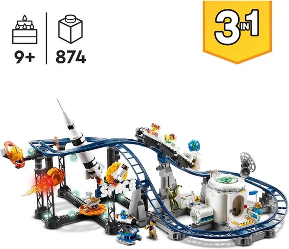 LEGO Creator 3-in-1 Ruimteachtbaan - 31142