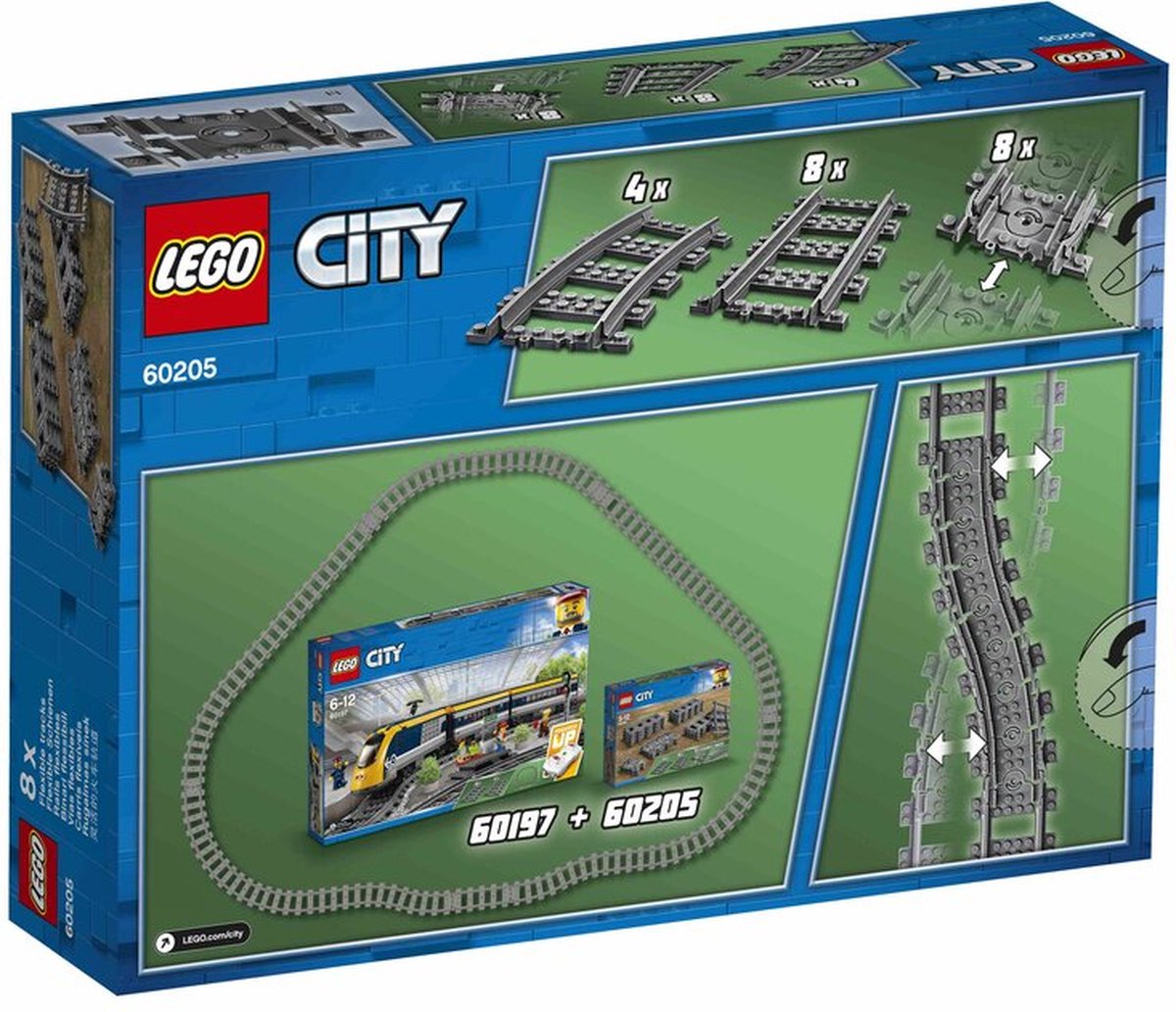 LEGO City Flexibele Spoorwegset - 60205