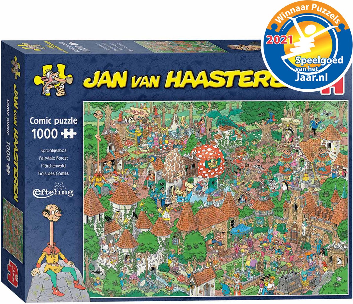 Jan van Haasteren Efteling Sprookjesbos Puzzel 1000 Stukjes