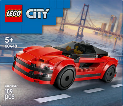LEGO City Rode Sportwagen Superauto - 60448