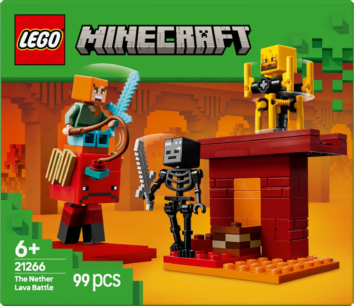 LEGO Minecraft De Lava Strijd in de Nether - 21266