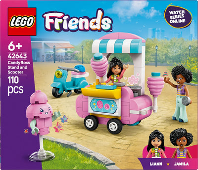 LEGO Friends Snoepkraam met Suikerspin & Scooter - 42643