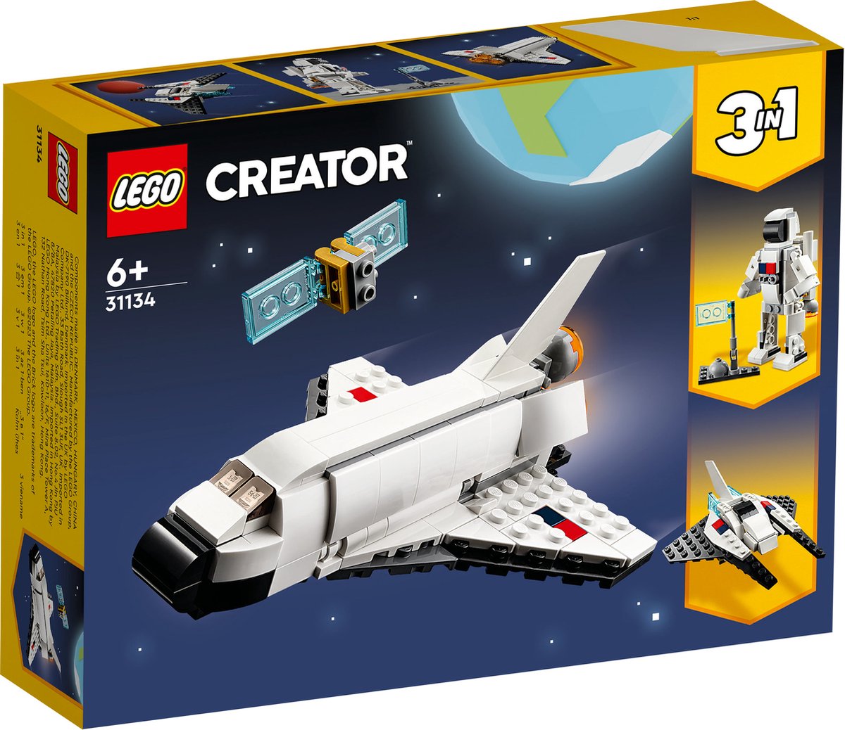LEGO Creator 3-in-1 Ruimte Shuttle Set - 31134