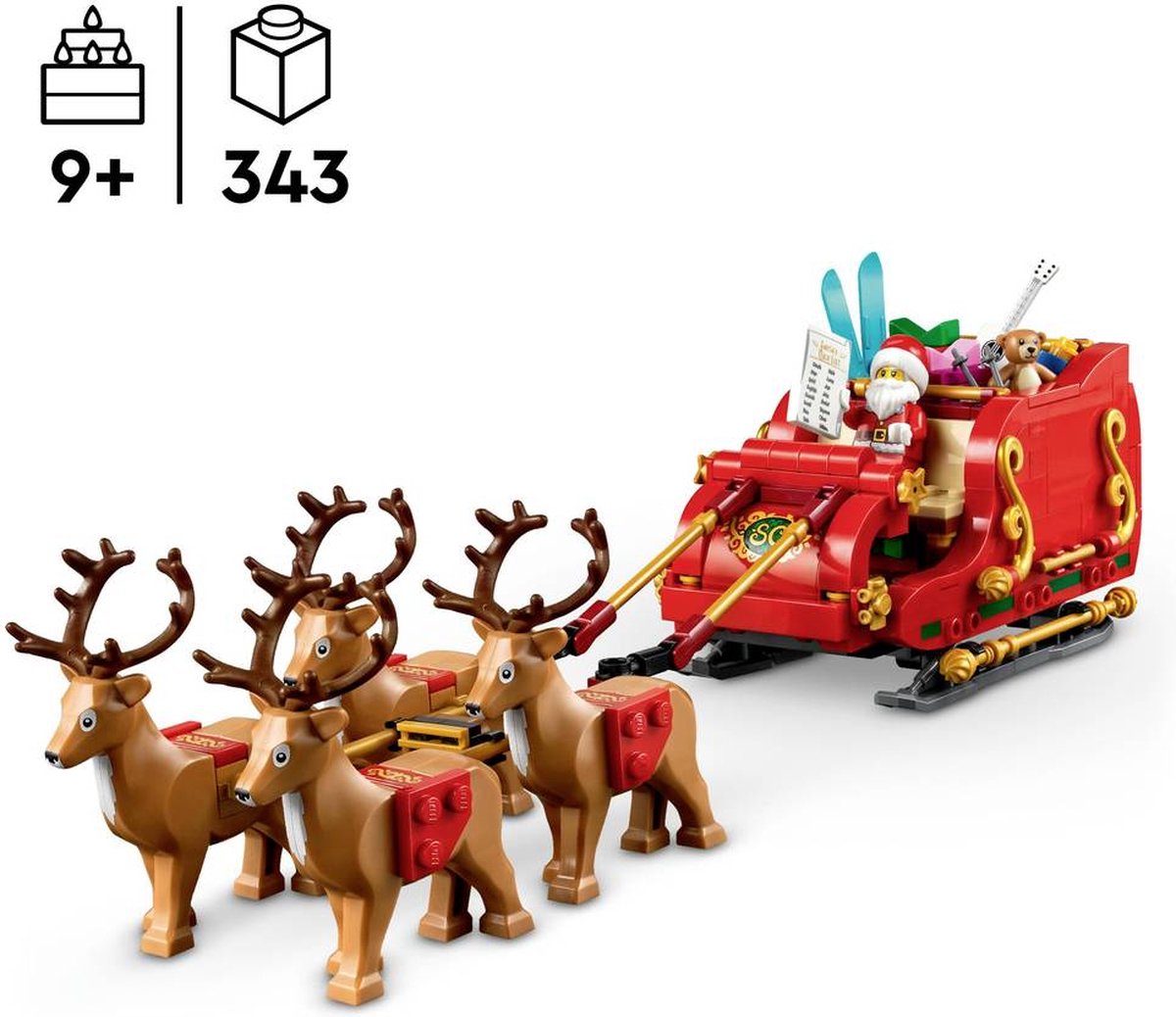 LEGO Magische Kerstslee met Rendieren - 40499