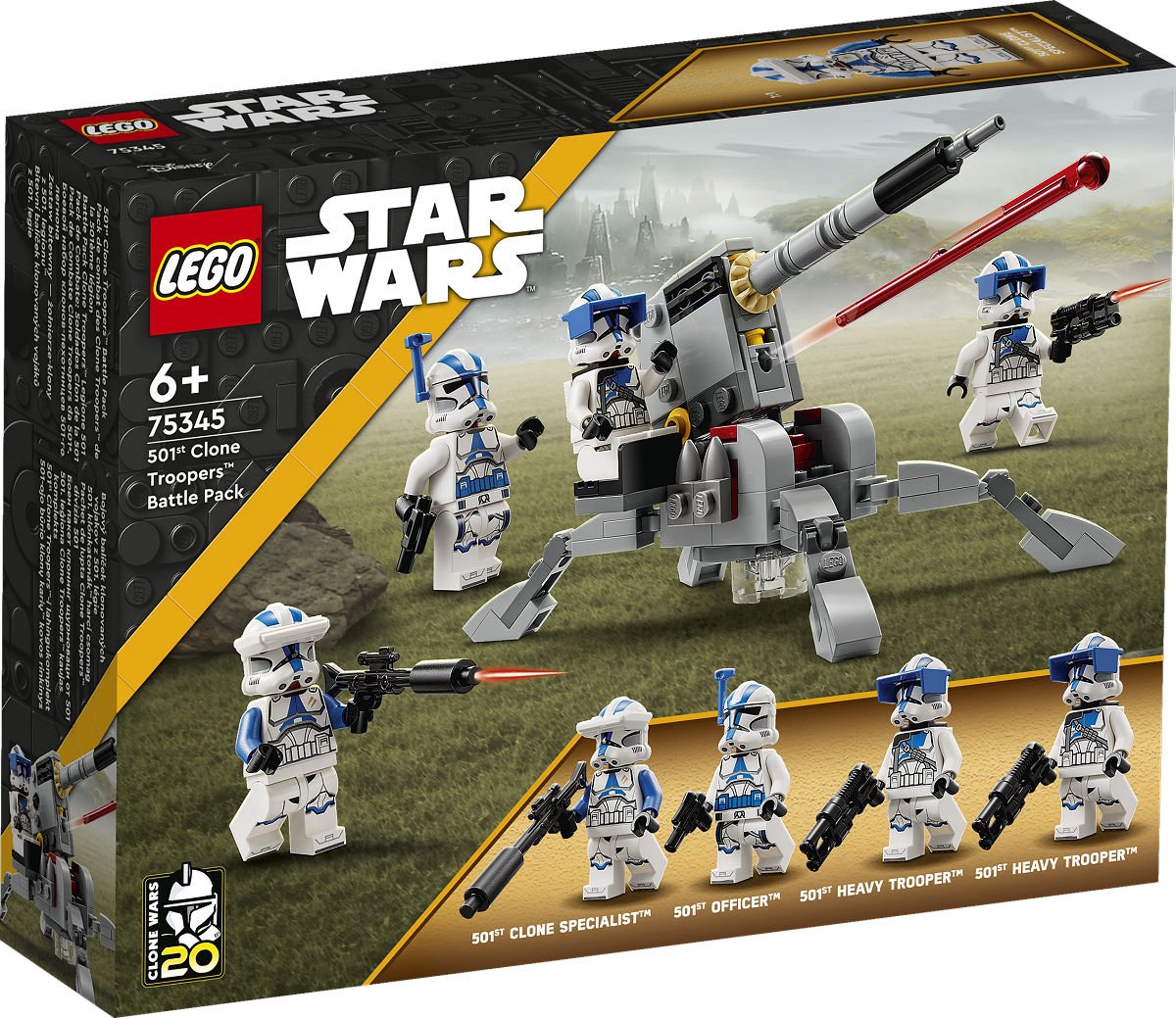 LEGO Star Wars 501ste Clone Trooper Gevechtspakket - 75345