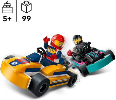 LEGO City Karts en Coureurs Speelset - 60400