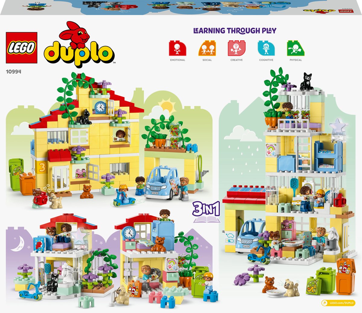 LEGO DUPLO 3-in-1 Poppenhuis - 10994
