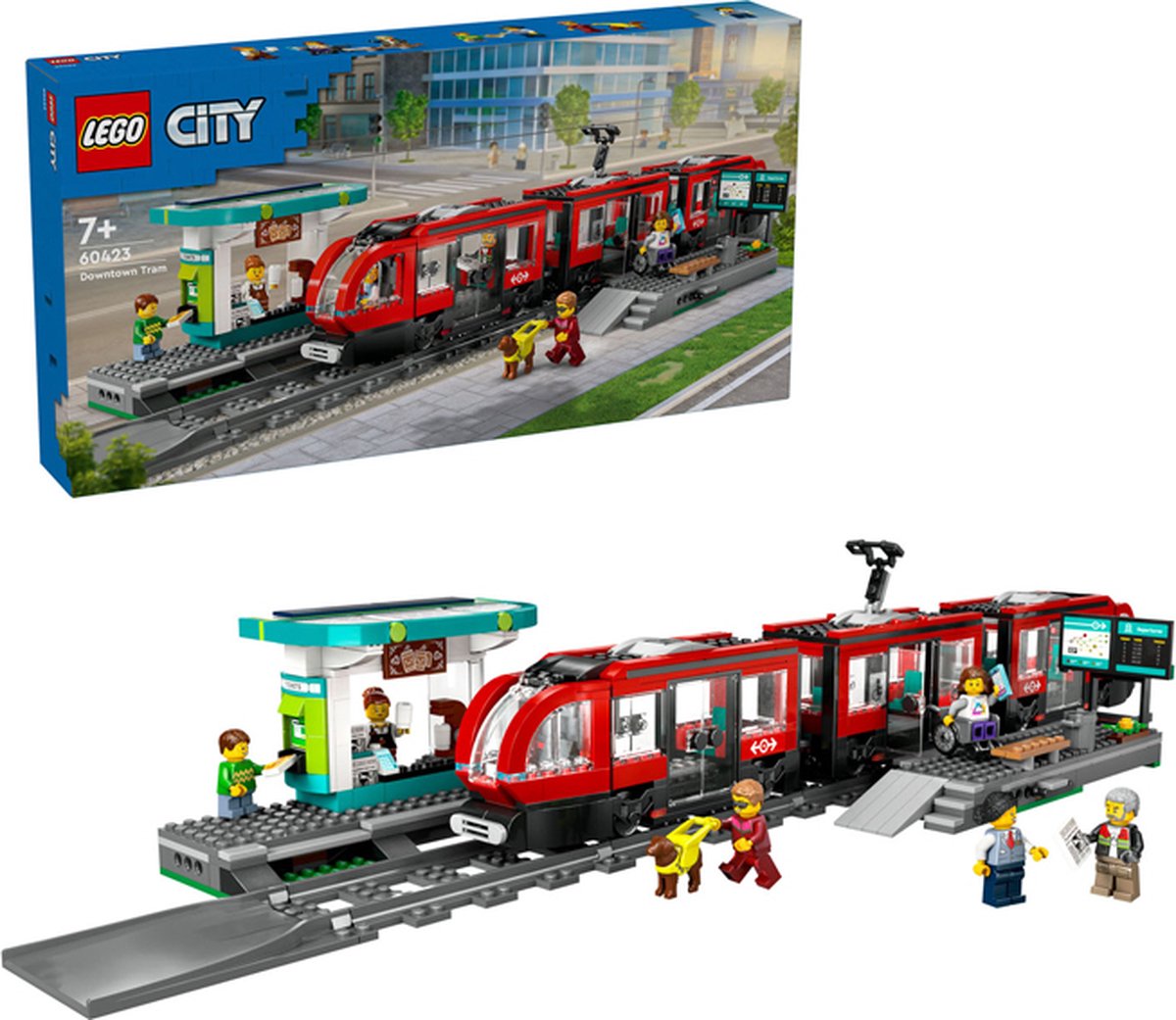 LEGO City Tram en Station - 60423