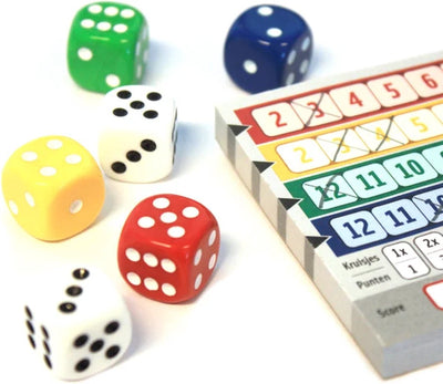 White Goblin Games Qwixx Dobbelspel voor Feestelijke Avonden
