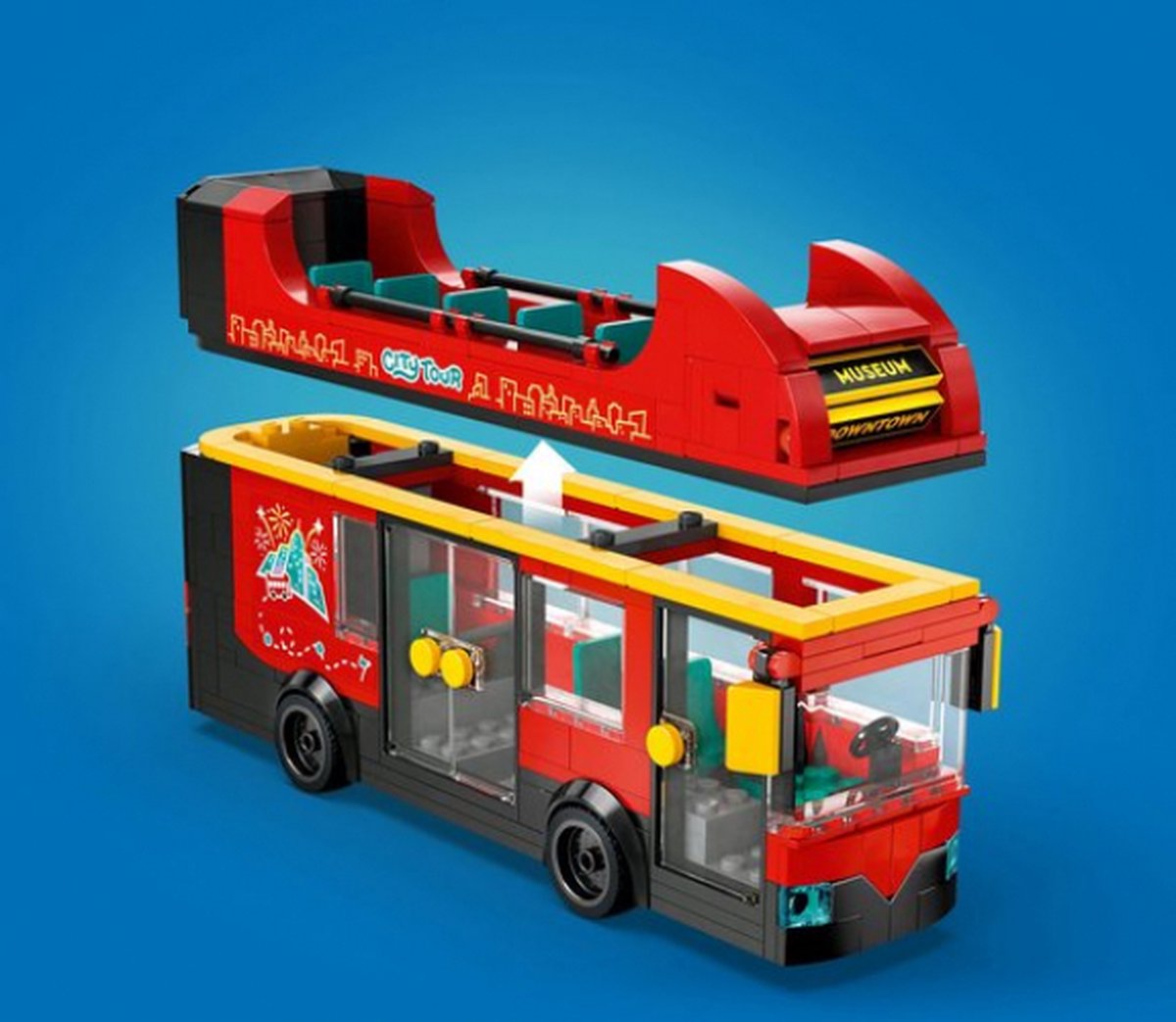 LEGO City Rode Dubbeldekker Toeristenbus - 60407