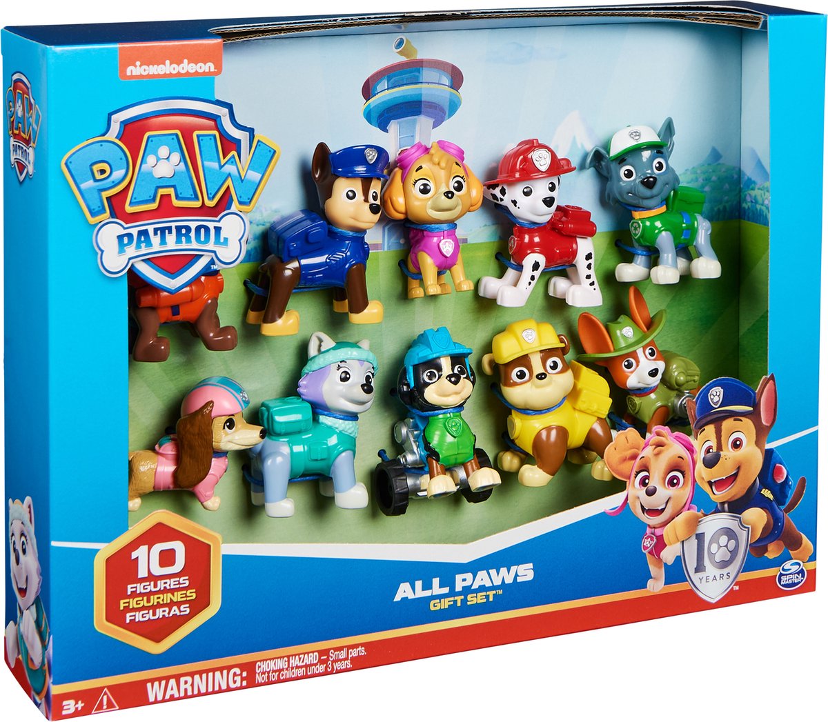 PAW Patrol 10e Verjaardag Collectie - 10 Articulerende Figuren