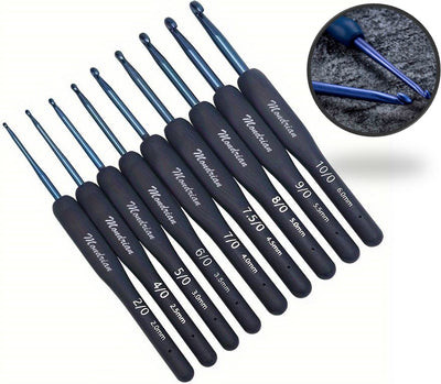 Mondrian Professionele Ergonomische Haakset - 9 Delig