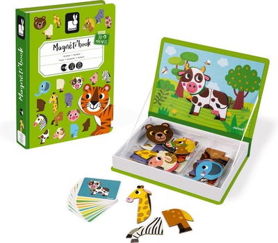 Janod Magneti'Book Dieren Puzzelspel