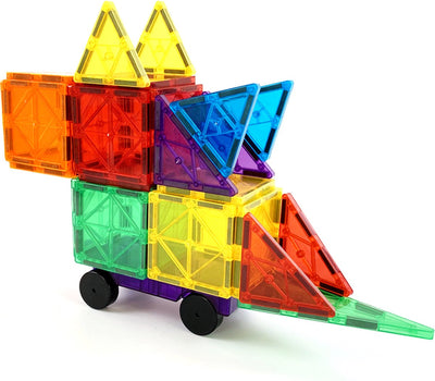 Magnaminds Magnetisch Speelgoed Uitbreidingsset Auto - 2 Stuks