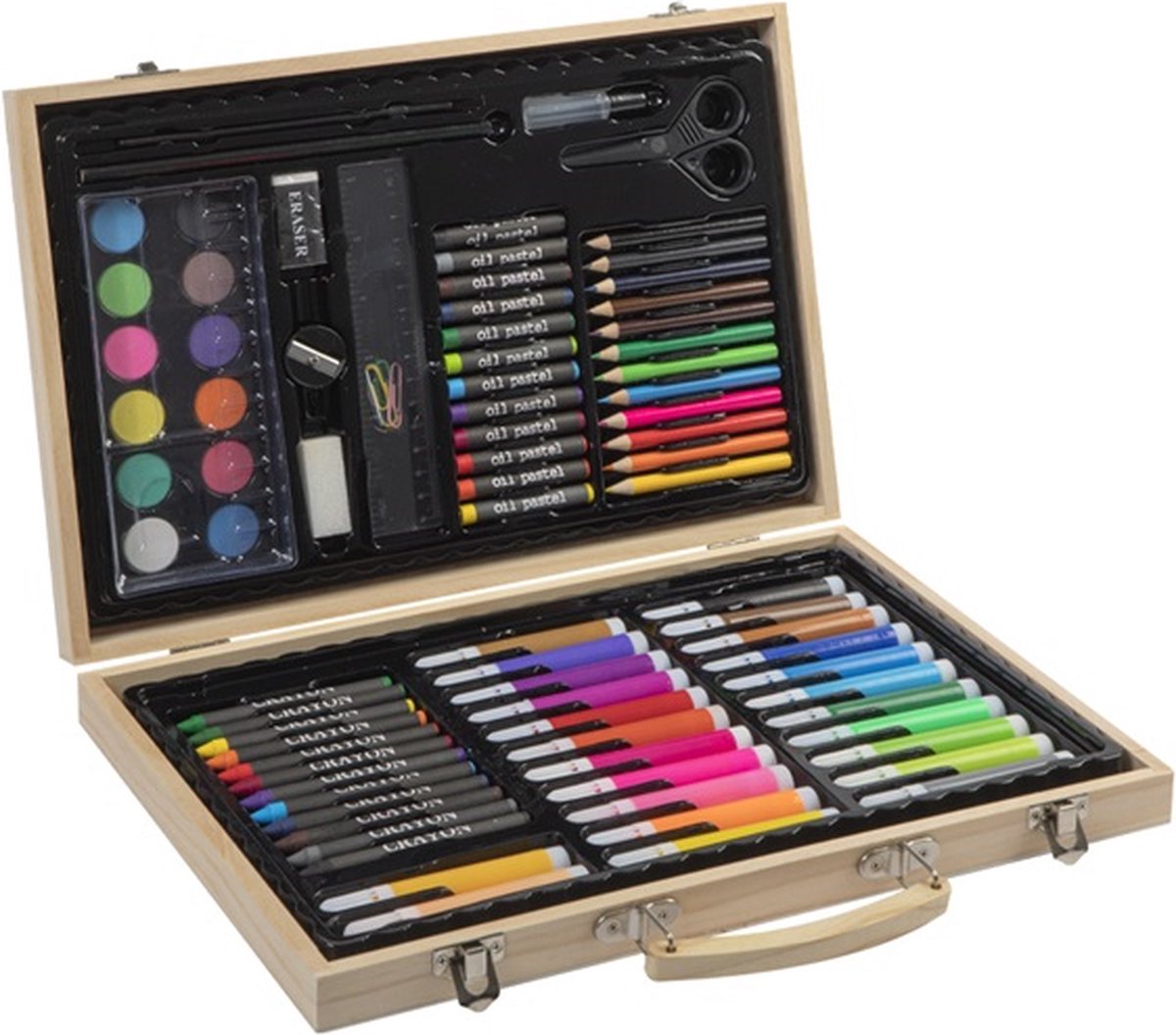 Grafix 86-delige Creatieve Teken- en Knutselset voor Kinderen